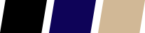 negro, azul y café